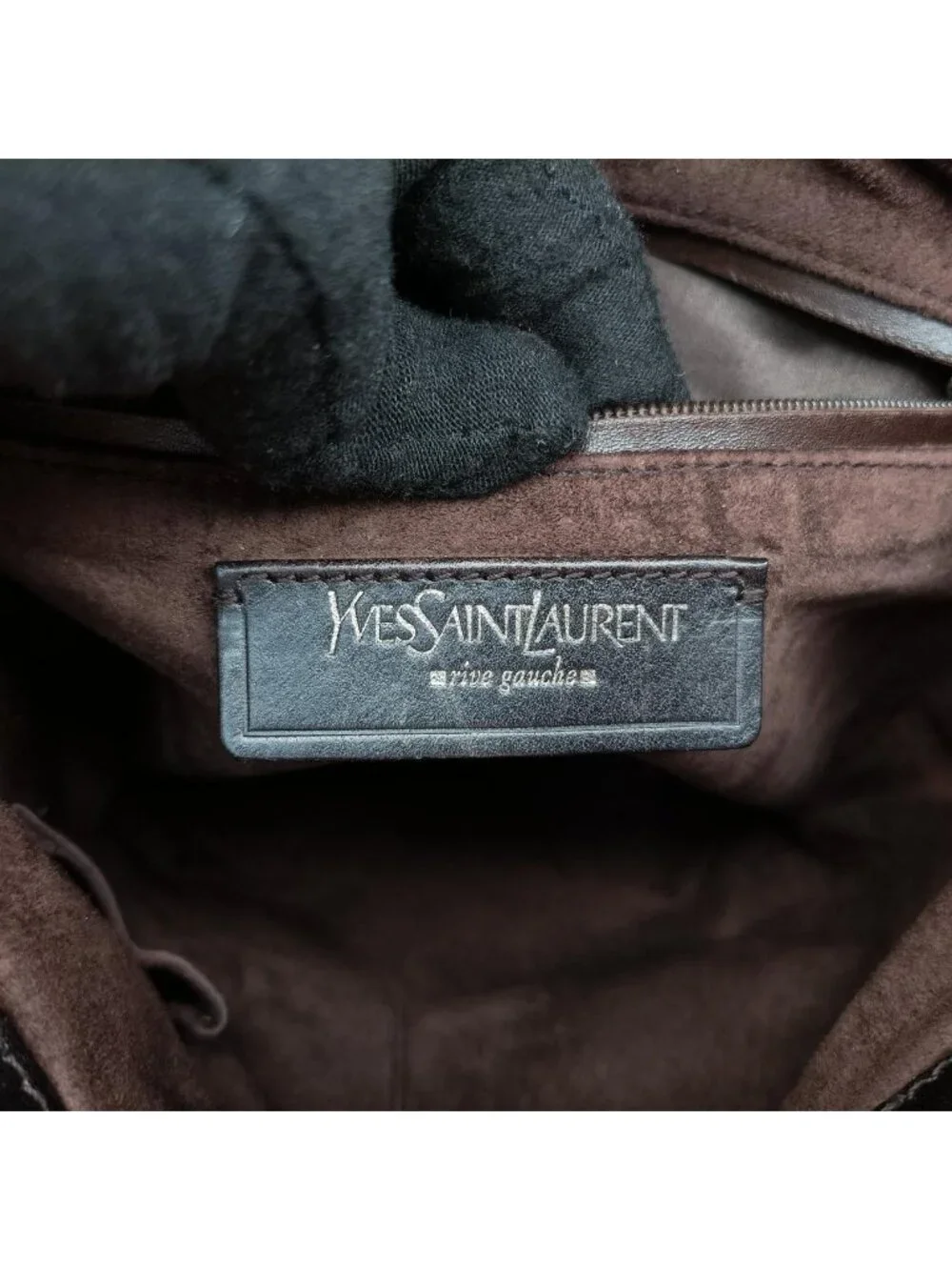 Saint Laurent Nadja Brown Leather Handbag